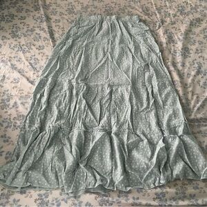 Silky maxi skirt brandy Melville